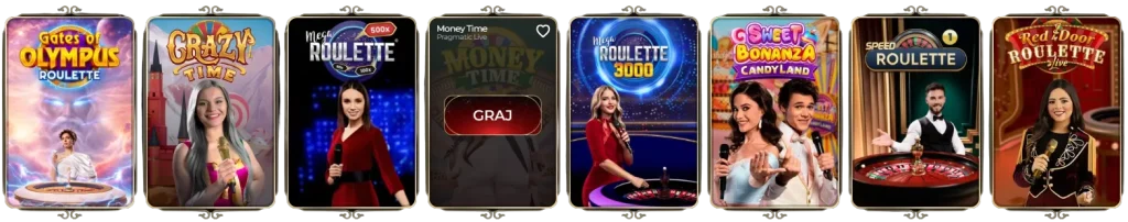 Gry na żywo w Casina